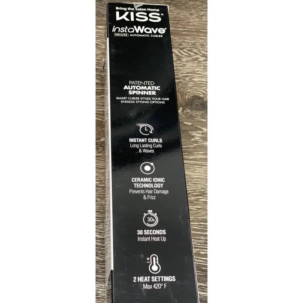 NWT Kiss Instawave Hair Curling Iron MSRP $50